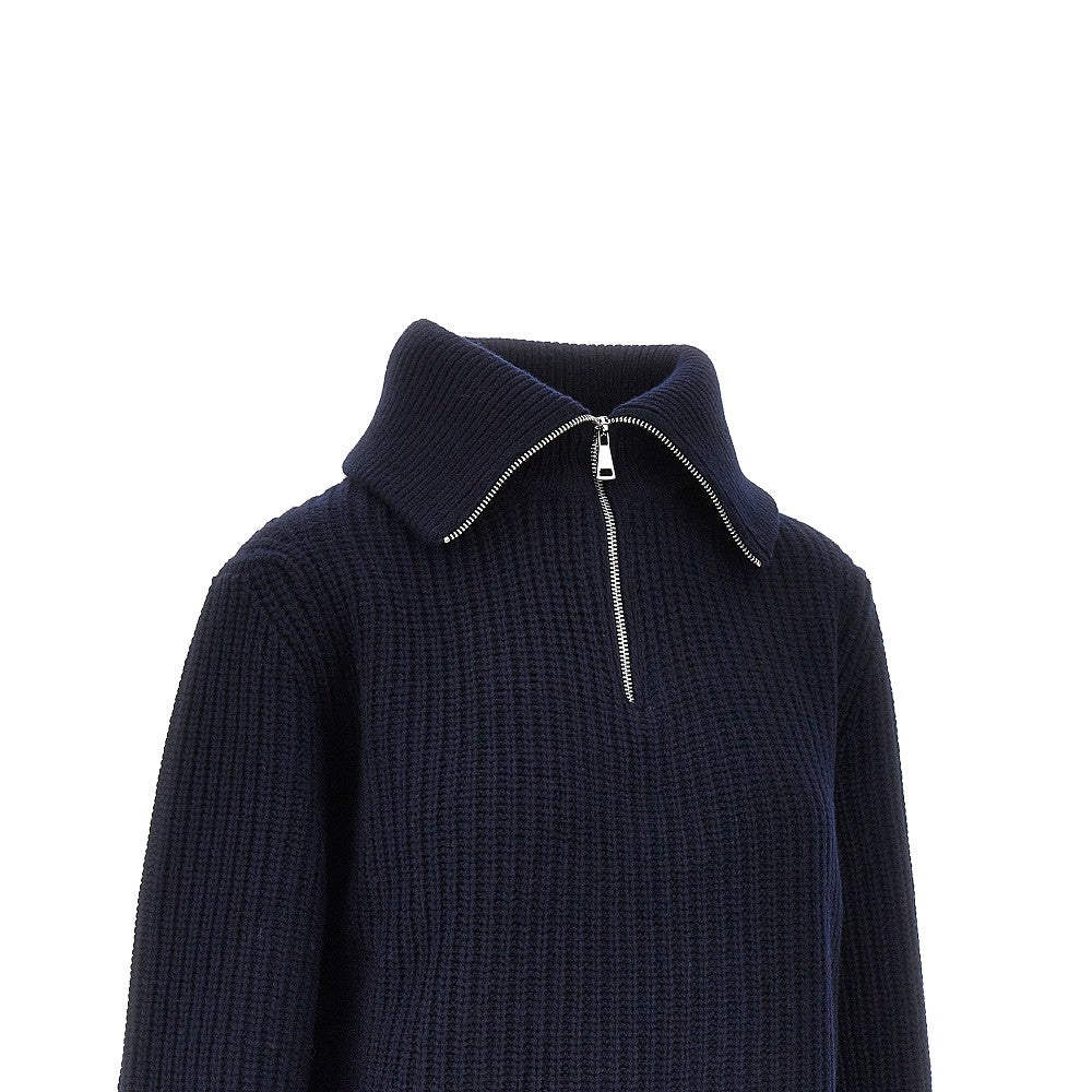 Weekend Max Mara Half-zip wool sweater