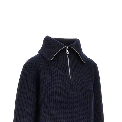 Weekend Max Mara Half-zip wool sweater