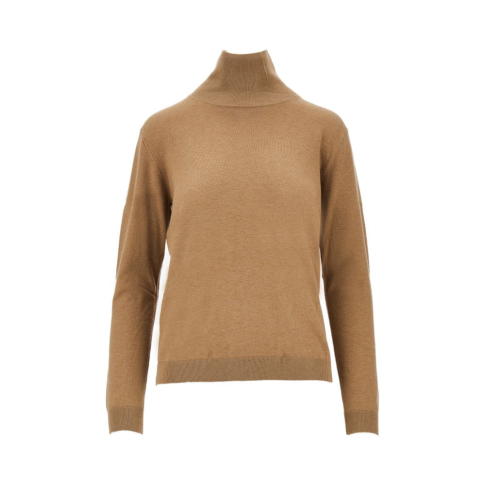 Weekend Max Mara Silk and wool-blend knitted turtleneck