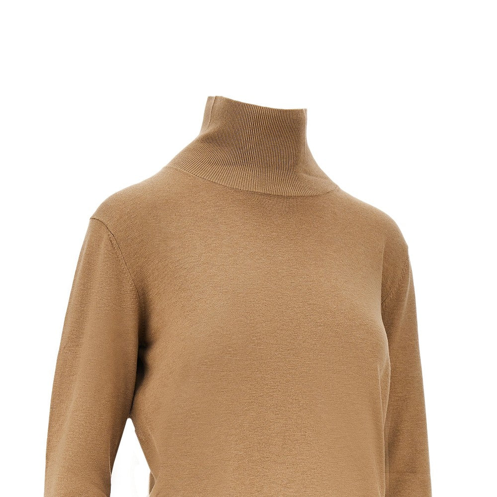 Weekend Max Mara Silk and wool-blend knitted turtleneck