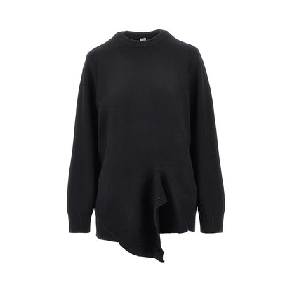 Toteme Wool and cashmere asymmetrical sweater