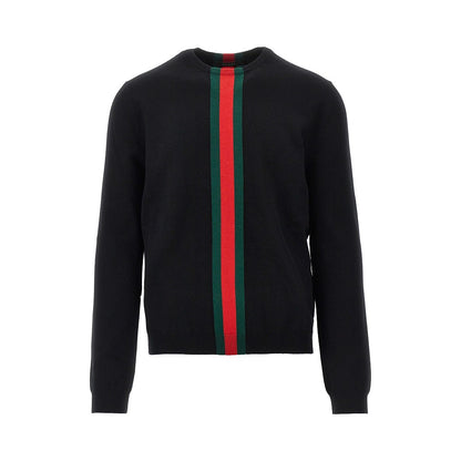 GUCCI Cashmere sweater with Web Ribbon