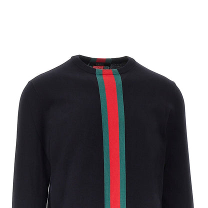 GUCCI Knitted sweater with Web Ribbon