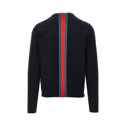 GUCCI Knitted sweater with Web Ribbon