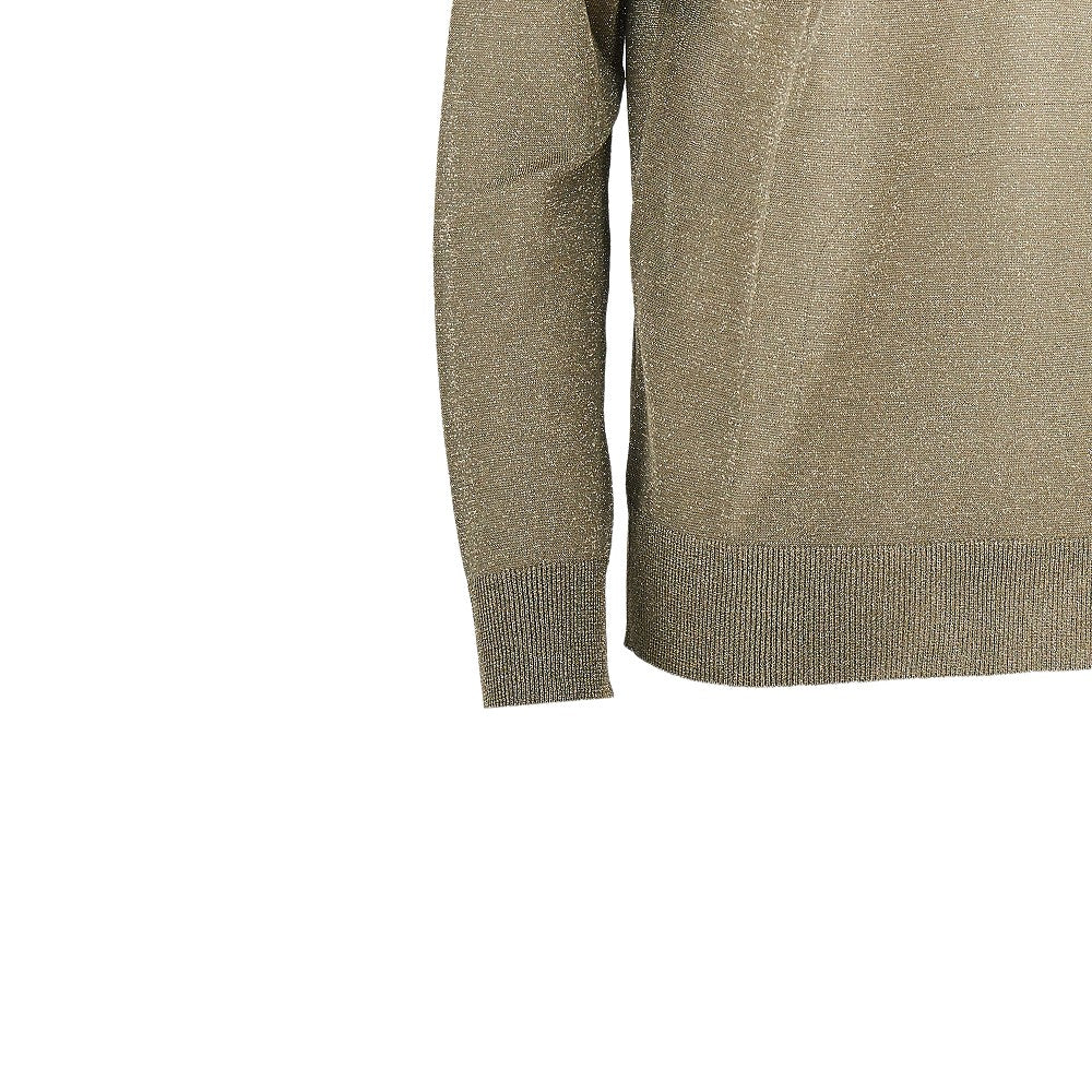 VALENTINO Lurex sweater with lace