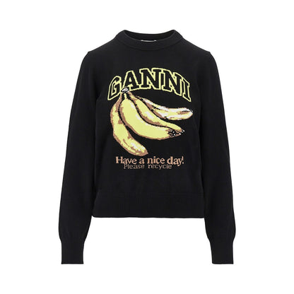 Ganni Cotton knitting 'Banana' sweater