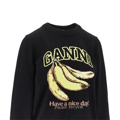 Ganni Cotton knitting 'Banana' sweater