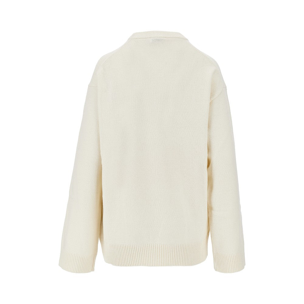 Ganni 'Strawberry' wool-blend sweater