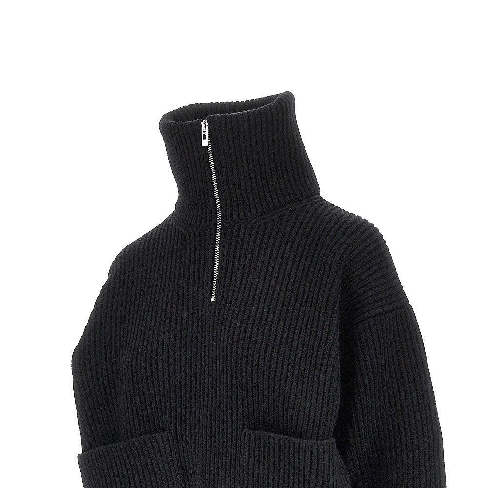ALAIA Wool and cashmere Trucker sweater