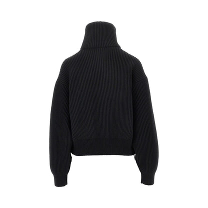 ALAIA Wool and cashmere Trucker sweater