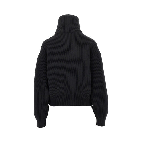 ALAIA Wool and cashmere Trucker sweater