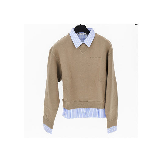 ACNE Layering-effect cotton sweatshirt