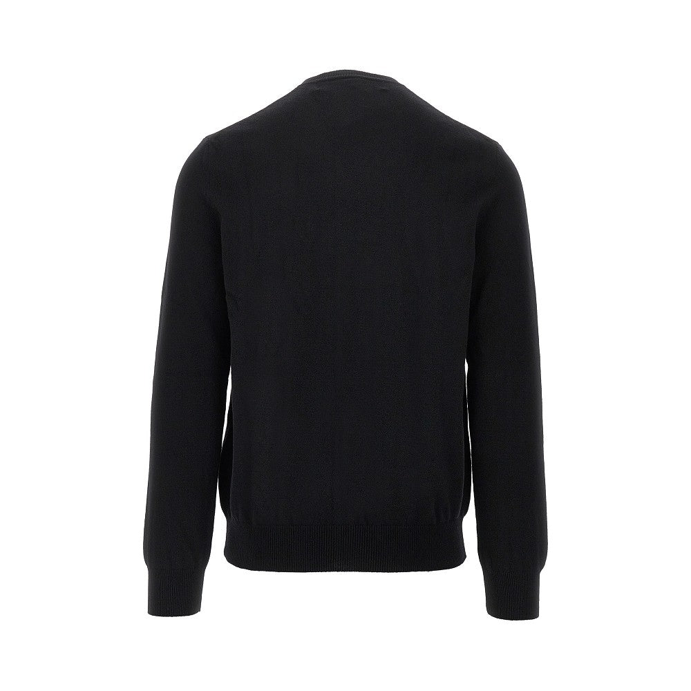 Comme des Garçons PLAY Wool cardigan with Heart patch