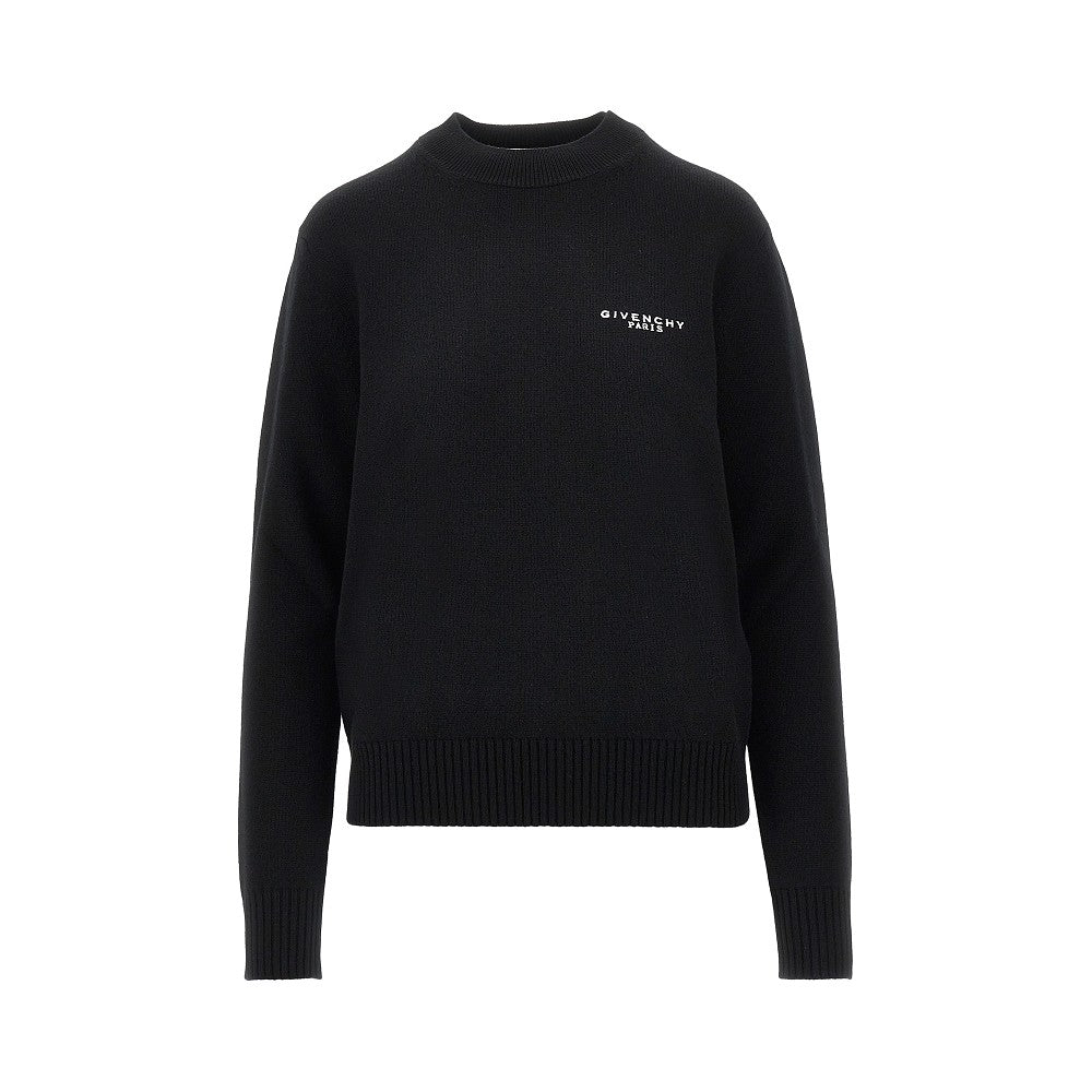 GIVENCHY Cashmere and wool sweater with embroidery