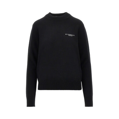 GIVENCHY Cashmere and wool sweater with embroidery