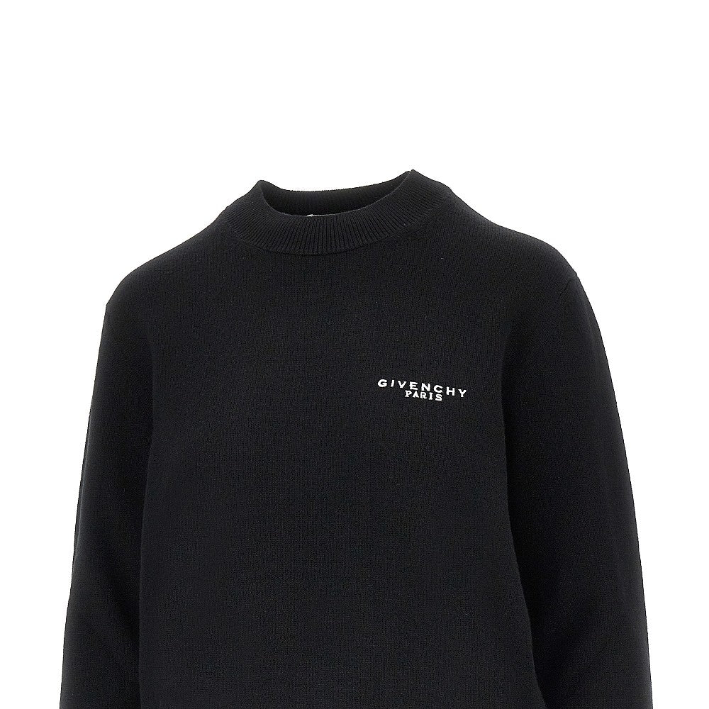 GIVENCHY Cashmere and wool sweater with embroidery