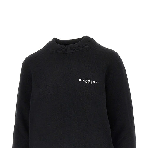 GIVENCHY Cashmere and wool sweater with embroidery