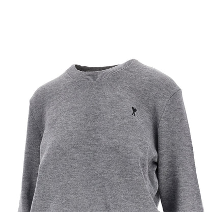 AMI Ami de Coeur embroidery crewneck sweater