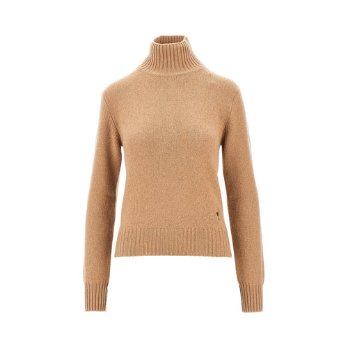 AMI Cashmere standing collar sweater