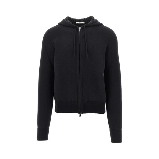 Fendi Full-zip knitted hoodie