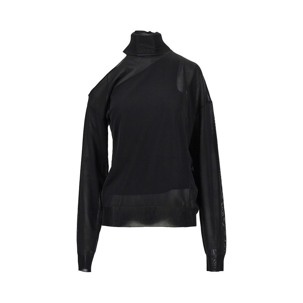 FENDI Silk organdie top