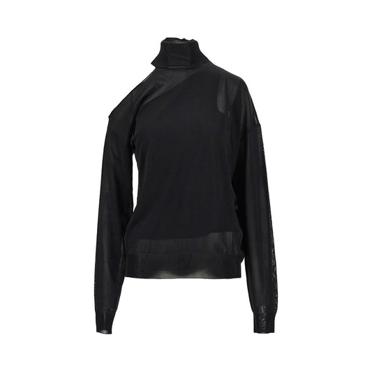 FENDI Silk organdie top