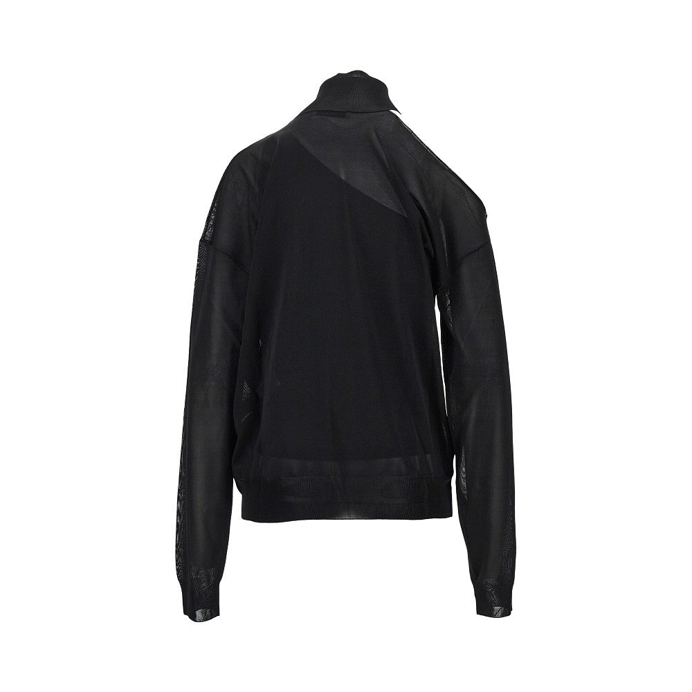 FENDI Silk organdie top