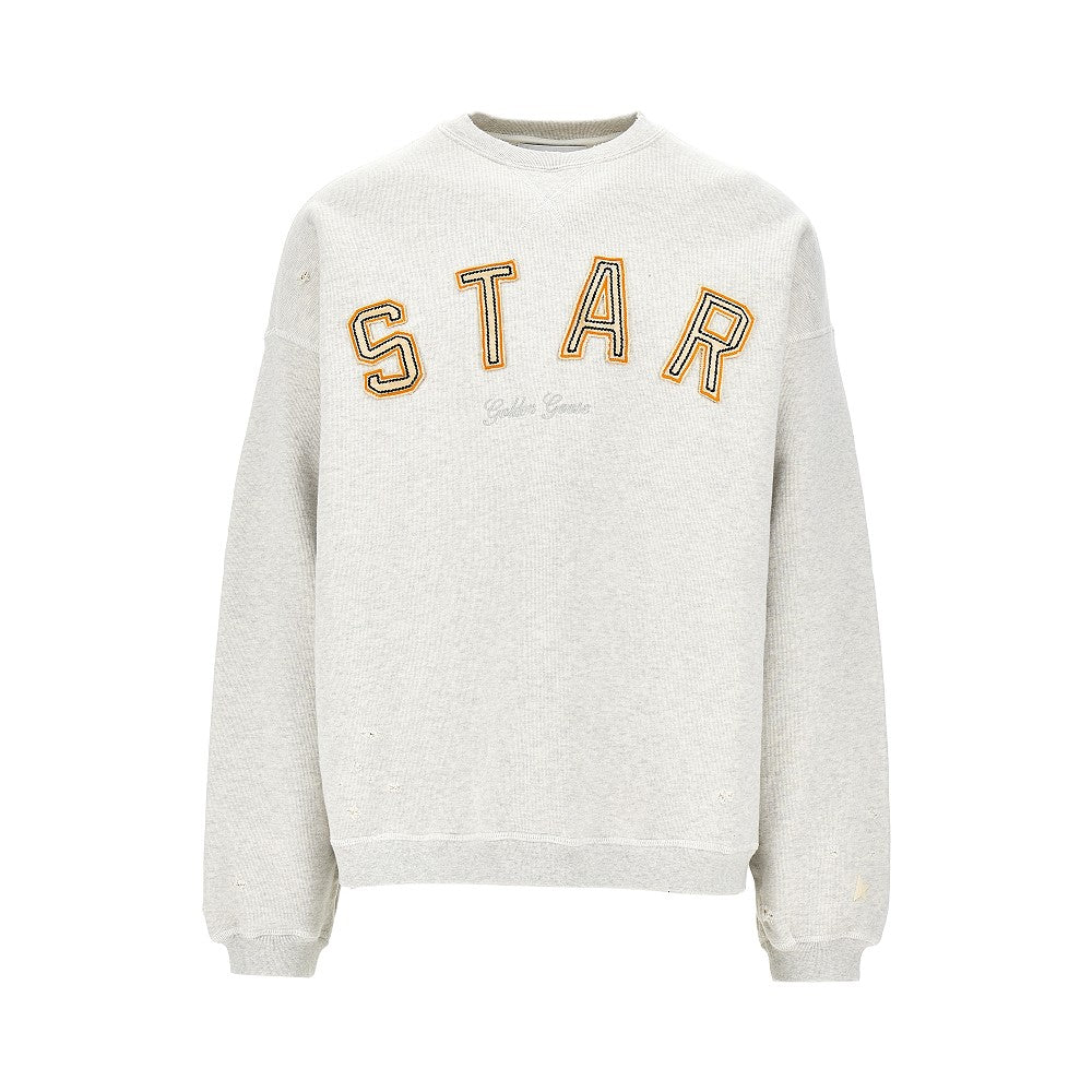 Golden Goose 'Star' cotton sweatshirt with embroidery