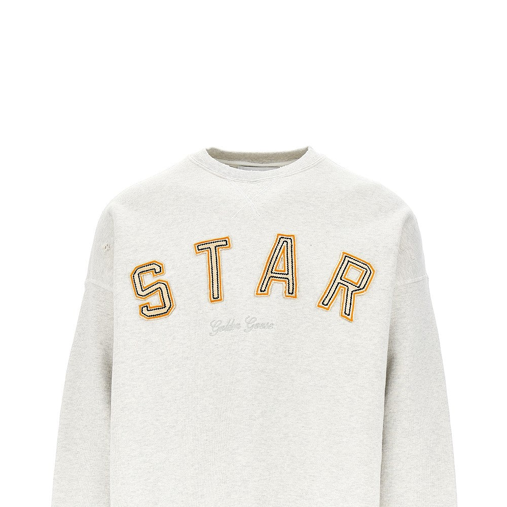 Golden Goose 'Star' cotton sweatshirt with embroidery