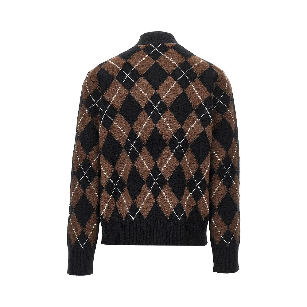 Ami Paris Argyle wool sweater