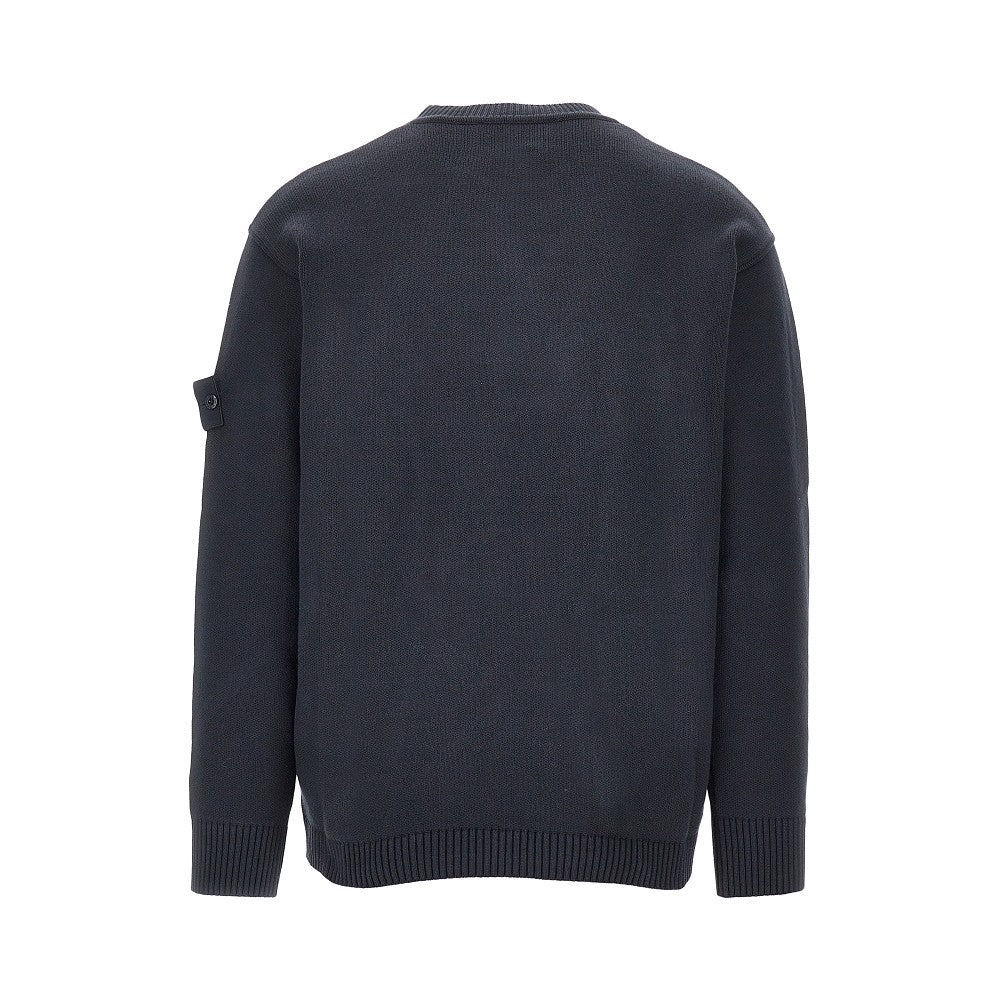 STONE ISLAND Cotton-blend crewneck sweater