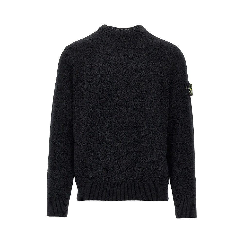 STONE ISLAND Virgin wool crewneck sweater