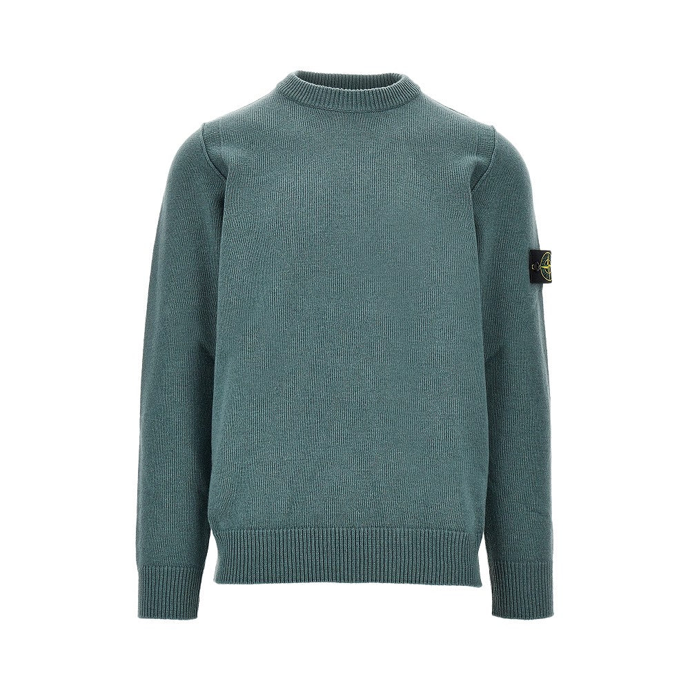 STONE ISLAND Knitted sweater with Logo Badge