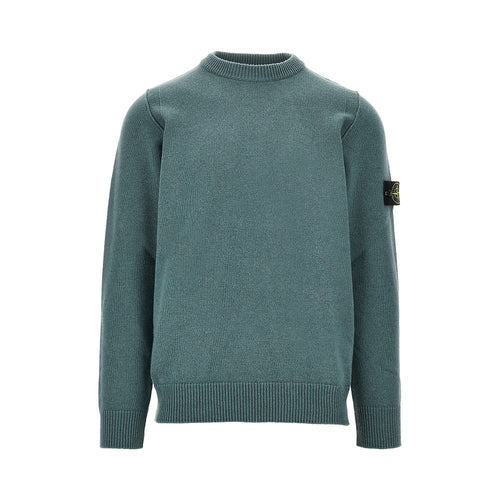 STONE ISLAND Knitted sweater with Logo Badge