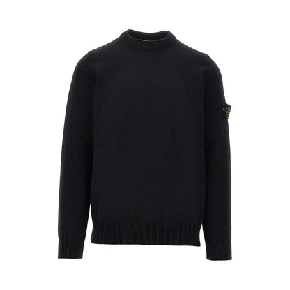 STONE ISLAND Knitted sweater with Logo Badge