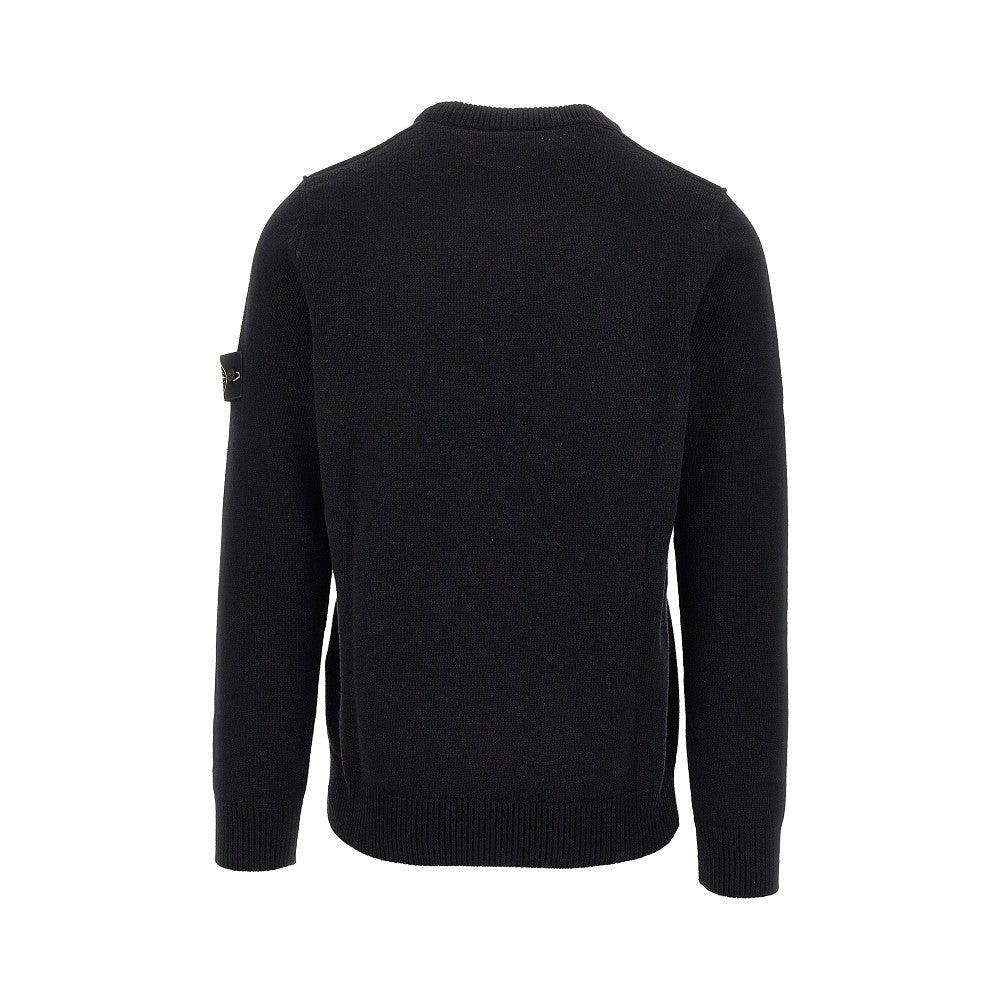 STONE ISLAND Knitted sweater with Logo Badge