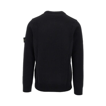 STONE ISLAND Knitted sweater with Logo Badge