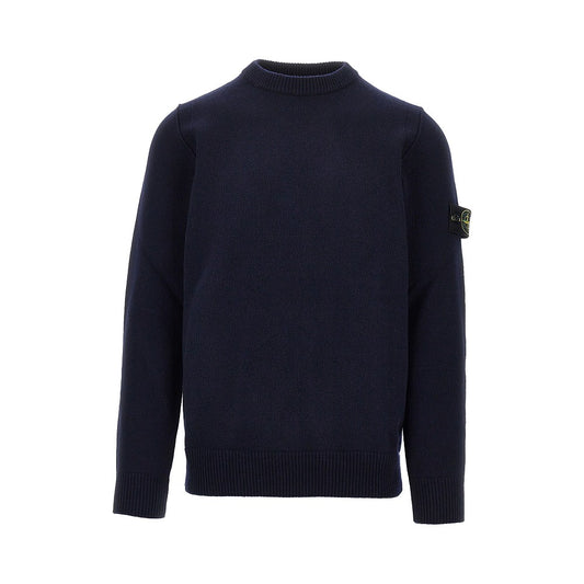 STONE ISLAND Knitted sweater with Logo Badge
