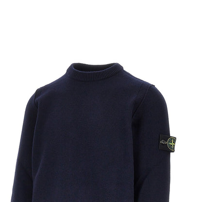 STONE ISLAND Knitted sweater with Logo Badge