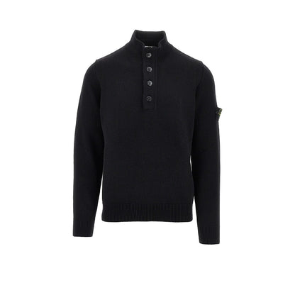 STONE ISLAND Knitted sweater with Logo Badge