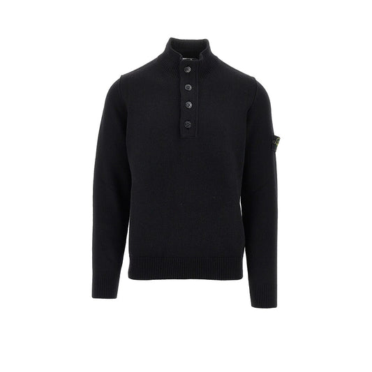 STONE ISLAND Knitted sweater with Logo Badge