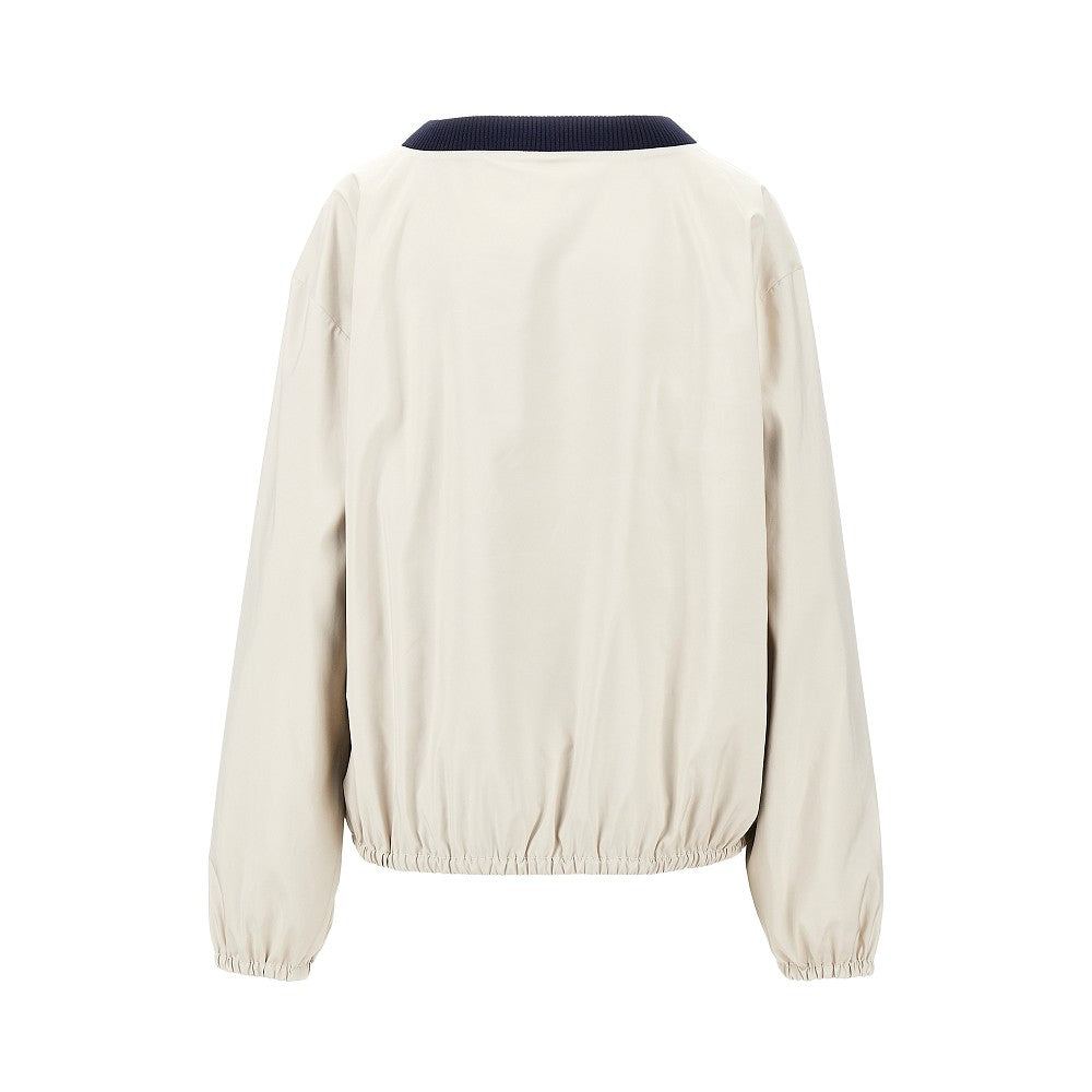 MIU MIU Tec pongé sweatshirt