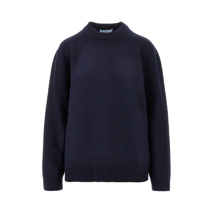 PRADA Wool sweater with leather patches