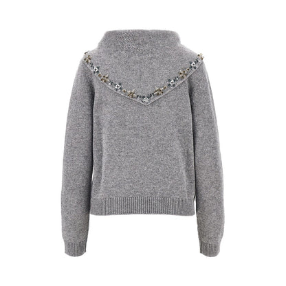 PRADA Pullover in cachemire con foulard