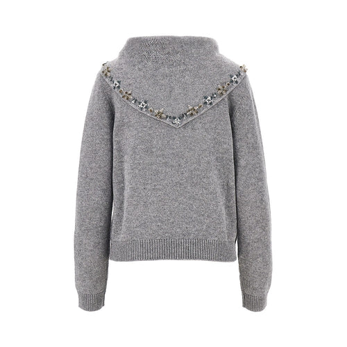 PRADA Pullover in cachemire con foulard