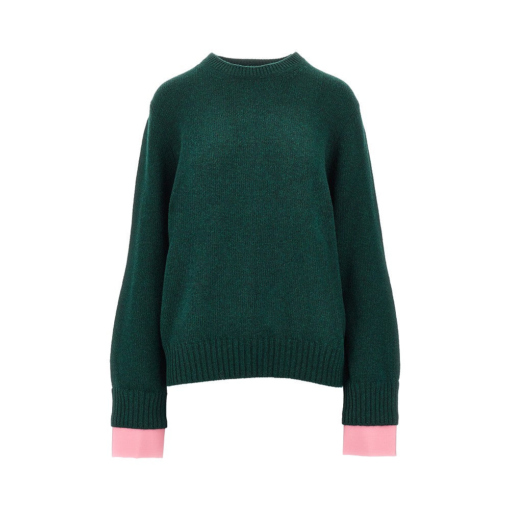 Prada Detachable cuffs sweater