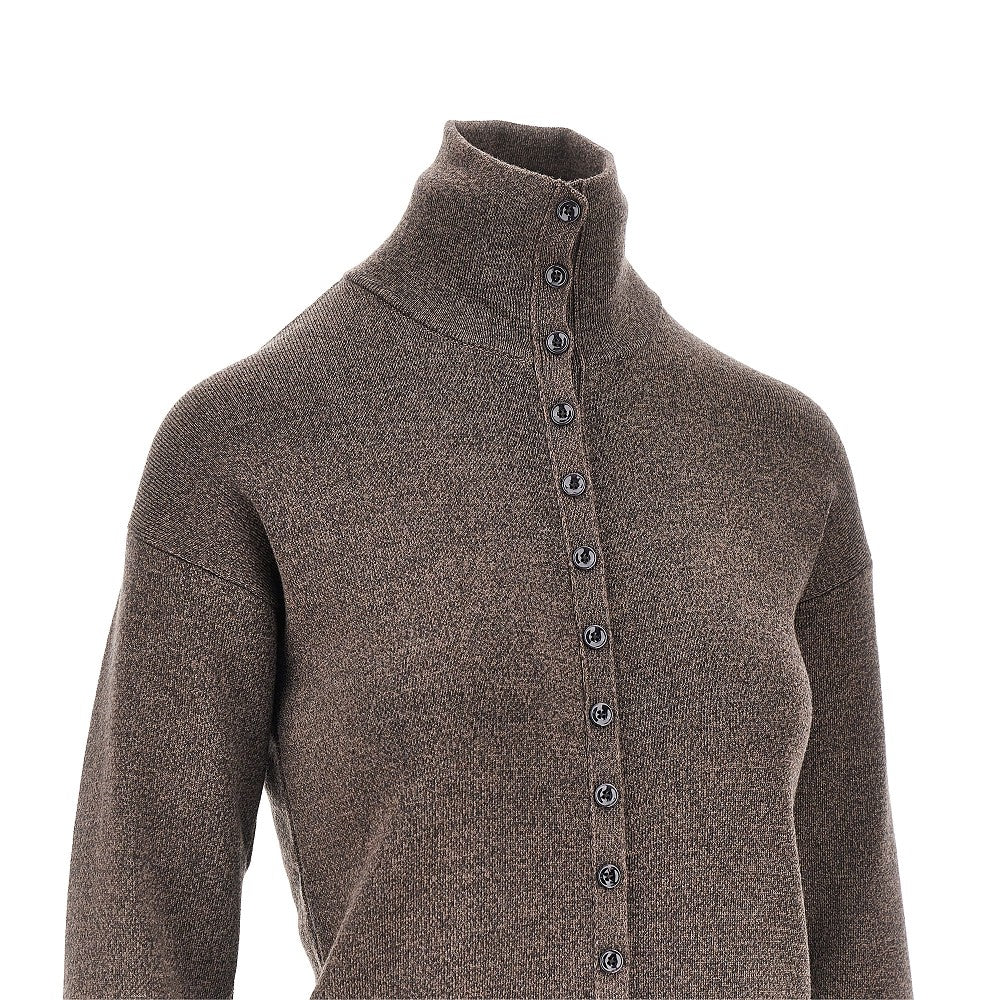 Lemaire Buttoned merino wool top