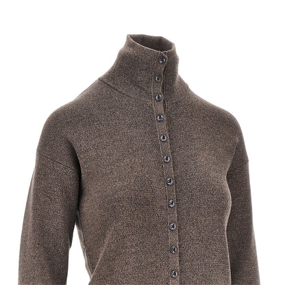 Lemaire Buttoned merino wool top