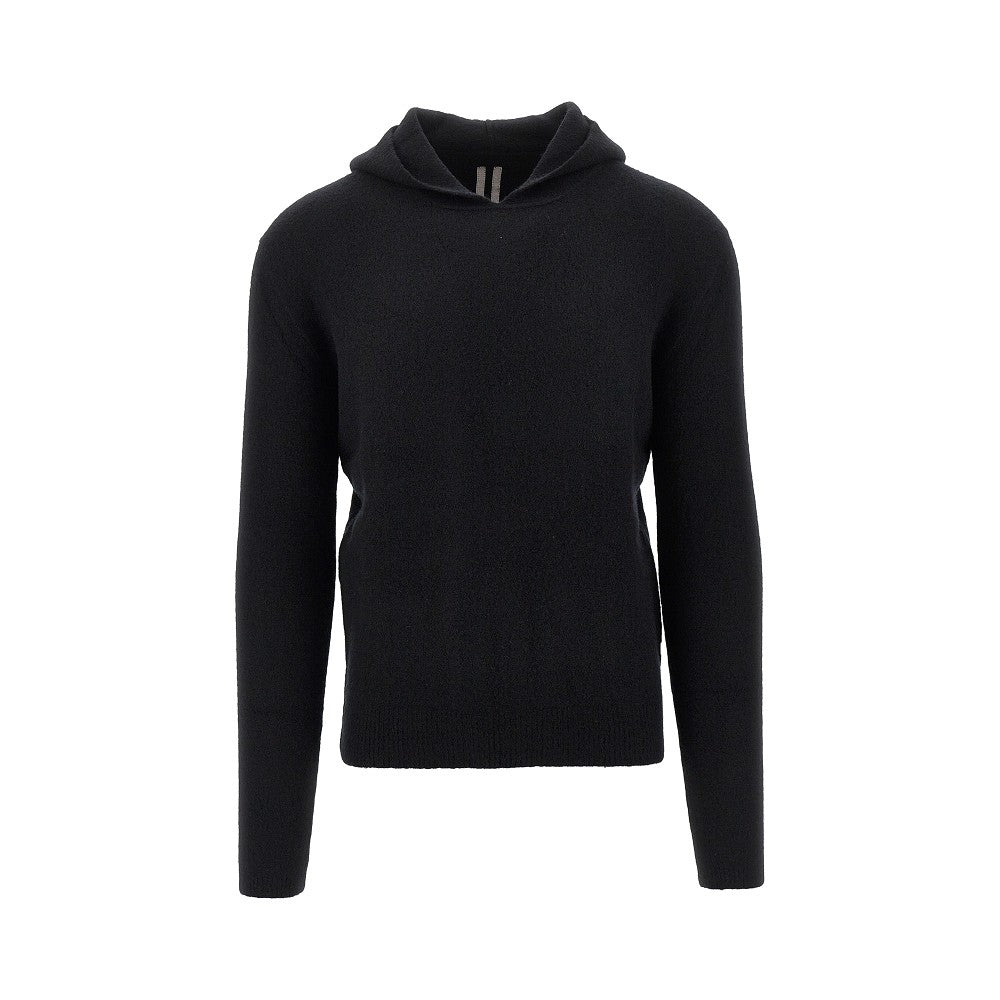 Rick Owens Knitted hooded sweater