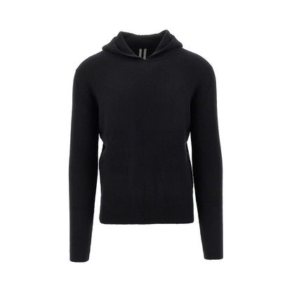 Rick Owens Knitted hooded sweater